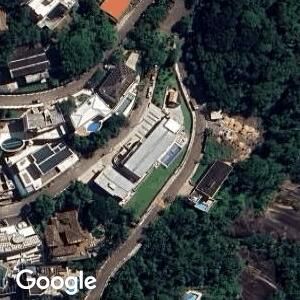 Imagem de satélite de Casas de Celebridades